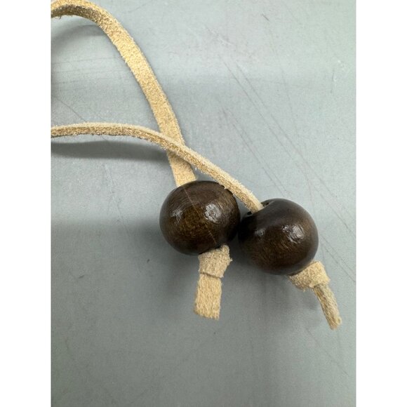 Brighton Art & Soul Drawstring Jewelry Pouch Bag With Wood Beads READ - Picture 4 of 7